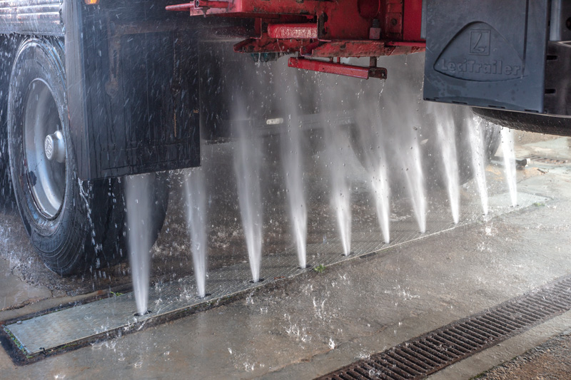 Truck and Bus High Pressure Under Chassis Wash Option