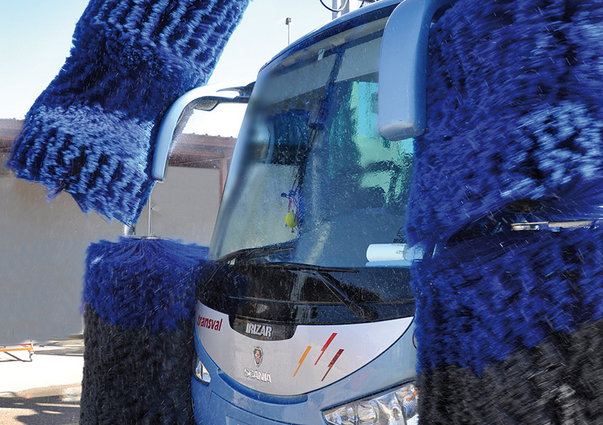 HW DRIVE3 Automatic Bus Wash Machine Split Brushes