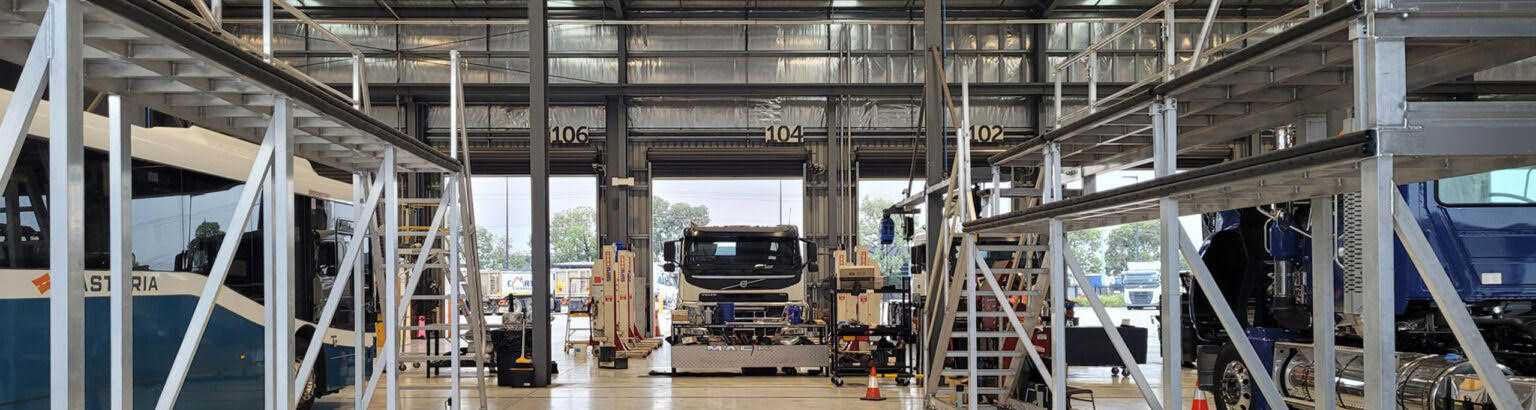 ZEB Zero Emissions Buses Service Access Platforms for workshops